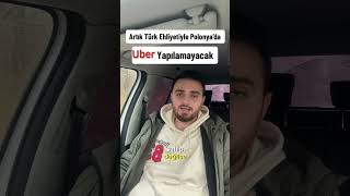 Türk ehliyetiyle Polonya’da Uber yapılamayacak polonya [upl. by Gusti]