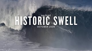 Nazaré Giant Historic Swell Highlights [upl. by Nivre]