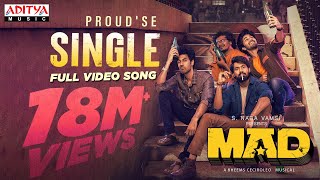 ProudSe Single Full Video Song MAD Kalyan Shankar S Naga Vamsi Bheems Ceciroleo  Telugu Songs [upl. by Llennol835]