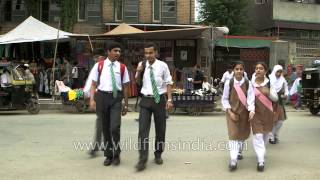 Boys and girls of Tyndale Biscoe School in Srinagar [upl. by Teews946]