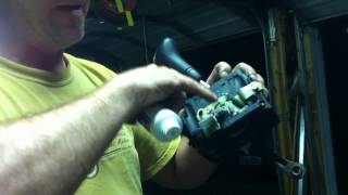 part 2 Mercedes Benz 7226 transmission stuck shifter mechanism repair [upl. by Debby]