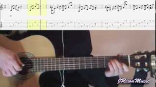 Naruto Shippuden  Shirohae Guitar WITH TAB [upl. by Terryl]