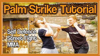 Palm Strike Tutorial for Self Defence Street Fight MMA etc  GNT How to [upl. by Ulysses]