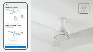 KDK Ceiling Fan App for KDK Airy E48GP E48HP  Pairing Instruction [upl. by Porty]