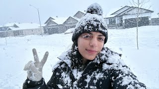 Biggest Snow storm in Canada 2024 ❄🌨  can you survive [upl. by Anneehs]