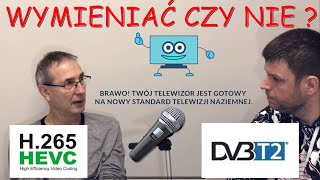 Czy trzeba wymienić kilkuletni telewizor 4K  Sony LG Samsung TCL DVBT2 HEVC H265 SPRAWDZAM TV [upl. by Eugaet]