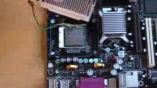 2002 Socket 478 CPU installation video [upl. by Atilemrac]