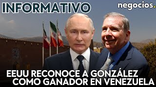 INFORMATIVO EEUU reconoce a González como ganador en Venezuela Irán prepara el ataque Rusia avisa [upl. by Annemarie]