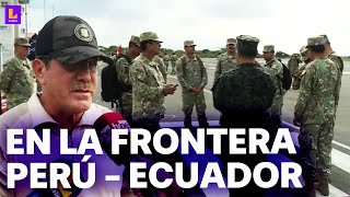 FRONTERA PERÚ ECUADOR SITUACIÓN TRAS LA OLA DE VIOLENCIA  LATINA EN VIVO [upl. by Krystal]