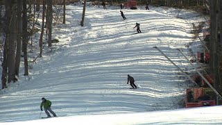 Opening day for ski resorts in the Poconos [upl. by Ntsyrk]