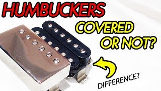 Humbucker Pickup Covers Do They Affect The Sound Montys PAFs [upl. by Retrop]