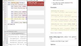 RubyRails 40  Lecture 1229  Forms without Models part 2 [upl. by Adnilab]