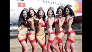 VietJetAir Bikini Girls Marketing Campaign [upl. by Irrem113]