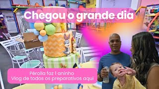 Vlog do dia  Pérolla faz 1  Preparativos  Como eu fiz tudo  Tudo preparado pra festa  makeamplook [upl. by Ocram]