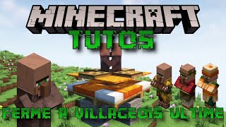 MINECRAFT  TUTO 118 La ferme à villageois ultime [upl. by Aerdnua]