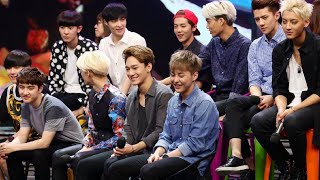 快乐大本营 Happy Camp EXO 11人绝版同台EXO 11 Members Rare On Stage Appearance【湖南卫视官方版1080P】 20141025 [upl. by Hesoj]