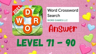 Word Crossword Search  Level 7190  TUTORIAL  ANSWER wordcrosswordsearch tutorial answer [upl. by Meredeth]