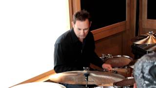 Jimmy Chamberlins Solo Performance at Vics Drum Shop [upl. by Sakram]