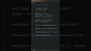 Удаление и замена фона изображения на Python python программирование code [upl. by Eisen243]
