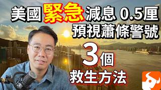 美國緊急減息半厘 預視蕭條警號🚨幻想樓市反彈？經濟崩潰 3 個救生方法 [upl. by Romanas70]