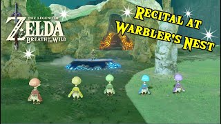 Recital At Warblers Nest Breath of the wild Find Kheel Quest [upl. by Elane]