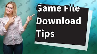 How to download large game files [upl. by Ariem]