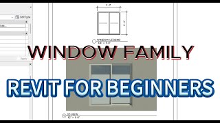 Revit Window Family  Revit for beginners  Creating Custom Windows  Revit Aluminum Window Family [upl. by Boleslaw]