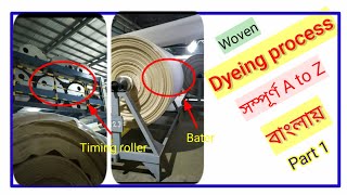 Dyeing process in textile bangla  Flow chart of dyeing process in textile [upl. by Leann12]