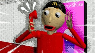 BALDI WORKS AT MCDONALDS  Baldi’s Basics MOD [upl. by Nnuahs]