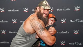 Braun Strowman grants Chad’s wish before Raw [upl. by Aalst]