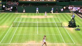 2013 Day 10 Highlights Sabine Lisicki v Agnieszka Radwanska [upl. by Elrem]