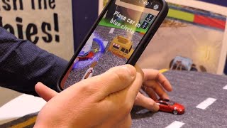 SpielzeugautoARApp  echtes Modellauto in Augmented Reality – Spielwarenmesse 2023 Interview [upl. by Cecil]