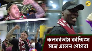 I Met Jason Cummings  Grand Reception From The Mohun Bagan Fans At The Kolkata Airport [upl. by Endres938]