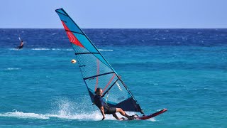 Fuerteventura Bump amp Jump Windsurfing Session Rene Egli [upl. by Ferro]