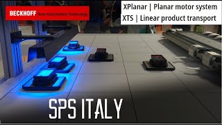 BECKHOFF XTS amp XPlanar  SPS Fair Parma 2022 [upl. by Kcirrem716]