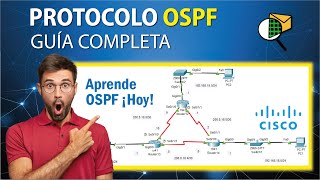 Cómo configurar Protocolo de Enrutamiento OSPF  CISCO Packet Tracer [upl. by Kcoj]