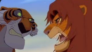 Simba vs shere khan mufasa vs shere khan parte final [upl. by Nosnorb]