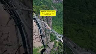 Ruyi Bridge Chinas Most Surreal Footbridge 🌉 amazingfacts [upl. by Nikaniki743]