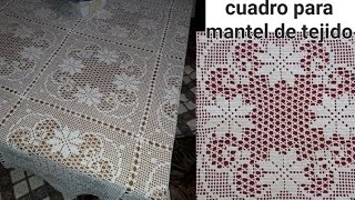 cuadro a crochet de nochebuenas para manteles en paso a paso [upl. by Latsirhc385]