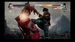 Tekken 7  Lei vs Law  Noob vs Expert [upl. by Onitnerolf]