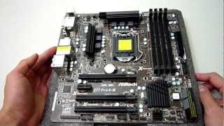 Asrock Z77 Pro 4M motherboard unboxing amp review  Maximum PCs Australia [upl. by Yboj]