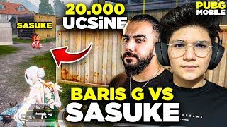 BARIŞ G İLE 20000 UCSİNE VS ATTIK BARIŞ G VS SASUKE  PUBG MOBİLE [upl. by Spear]