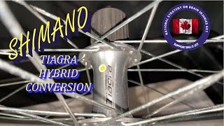 STAT Watch me convert a Shimano Tiagra road hub [upl. by Nolla790]