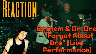 Eminem amp Dr Dre  quotForgot About Drequot Live Performance Reaction [upl. by Mccarthy]