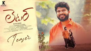 LETTER Musical Album  Official Teaser  Sandeep Kulkarni  Anvisha  Nani Babu [upl. by Eatnuahc]