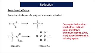 Aldehydes and Ketones  Oxidation and Reduction A2 Chemistry [upl. by Rialc422]