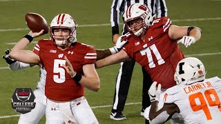 Illinois Fighting Illini vs Wisconsin Badgers  2020 College Football Highlights [upl. by Tada]