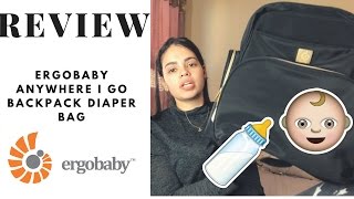 Ergobaby Anywhere I Go Backpack Diaper Bag ReviewDemo [upl. by Ahseer85]