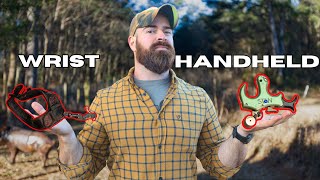 Best Bow Hunting Release  Handheld vs Wrist Release  THIS vs THAT [upl. by Akiemat]