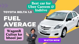 toyota belta fuel average toyotabelta youtube [upl. by Llehsal]